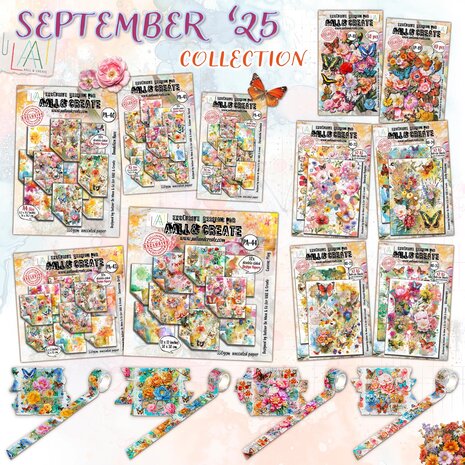 AALL and Create Design Paper A5 Colour Me Floral (AALL-PA-041) AALL and Create Design Paper A5 Colour Me Floral (AALL-PA-041)