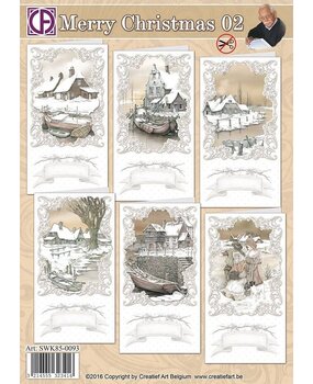 Creatief Art Card Kit Merry Christmas 02 (SWK85-0093)