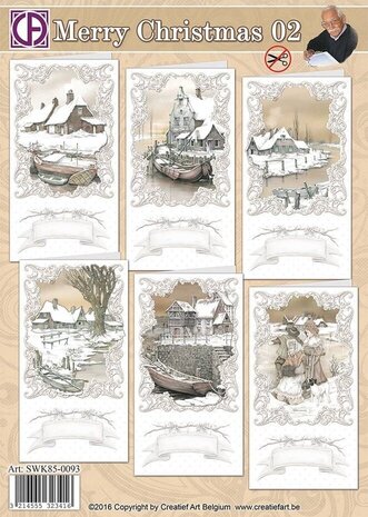 Creatief Art Card Kit Merry Christmas 02 (SWK85-0093) Creatief Art Card Kit Merry Christmas 02 (SWK85-0093)