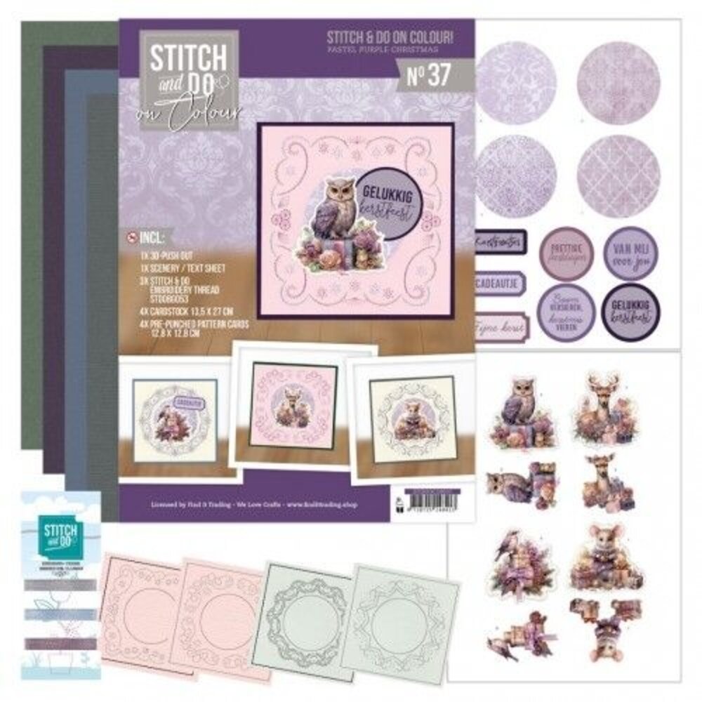 Find It Trading Stitch and Do on Colour Pastel Purple Christmas (STDOOC10037) Find It Trading Stitch and Do on Colour Pastel Purple Christmas (STDOOC10037)