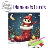 Find It Trading Diamond Cards Set Christmas Owl 1 (DDDC1198)