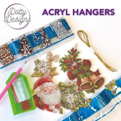 Find It Trading Dotty Designs Acryl Hangers Christmas (DDDAH001) Find It Trading Dotty Designs Acryl Hangers Christmas (DDDAH001)
