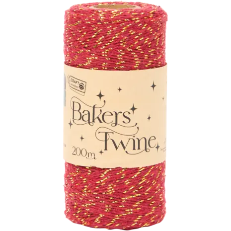 Craft Sensations Bakers Twine Red (3217339)