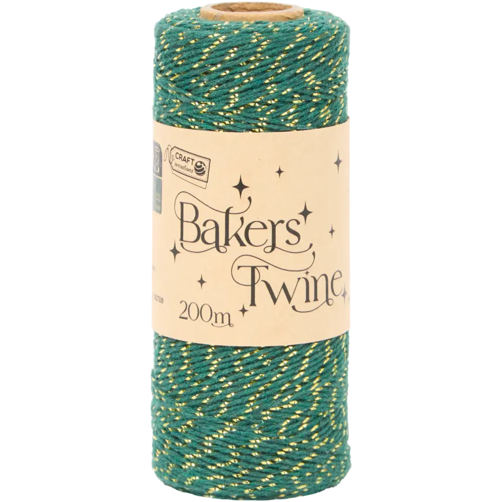 Craft Sensations Bakers Twine Green (3217339)