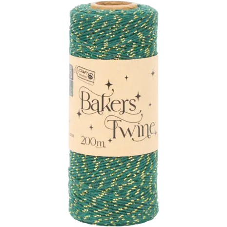 Craft Sensations Bakers Twine Green (3217339)