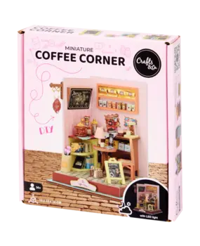 Crafts & Co. DIY Miniature Coffee Corner (3210821) Crafts & Co. DIY Miniature Coffee Corner (3210821)