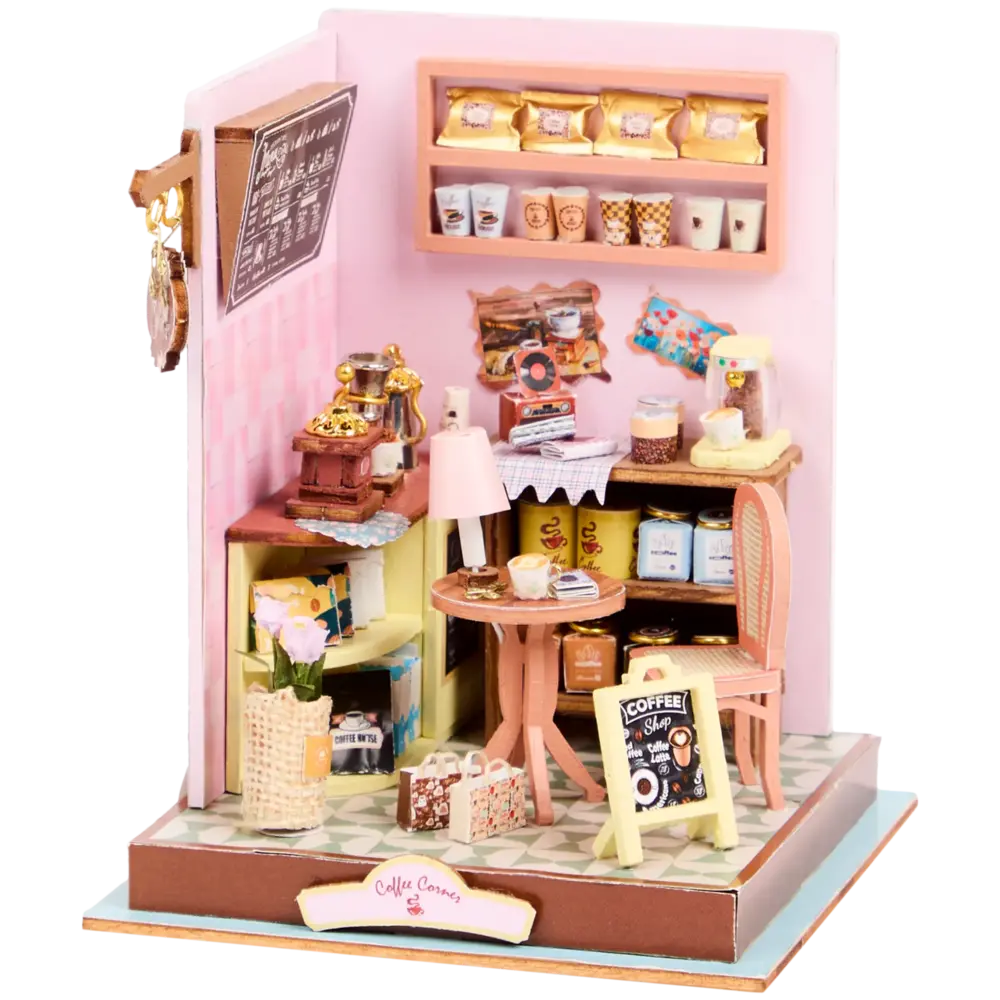 Crafts & Co. DIY Miniature Coffee Corner (3210821) Crafts & Co. DIY Miniature Coffee Corner (3210821)