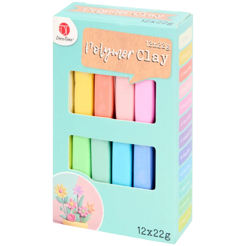 DécoTime Polymer Clay Set Soft Colors (3206691)