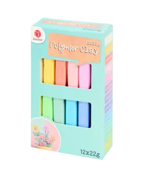DécoTime Polymer Clay Set Soft Colors (3206691)