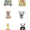 Reprint Animals A4 Cutouts (KPA4113) Reprint Animals A4 Cutouts (KPA4113)