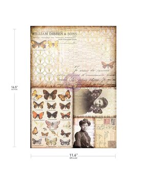 Prima Marketing Inc Finnabair A3 Decoupage Southampton Butterflies (679491)