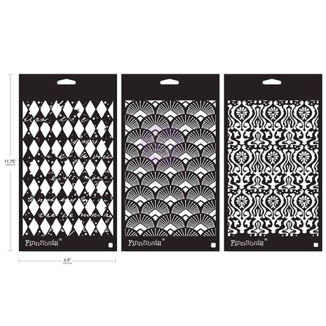 Prima Marketing Inc Finnabair Limited Edition Stencil Set Decadent Walls (951337) Prima Marketing Inc Finnabair Limited Edition Stencil Set Decadent Walls (951337)