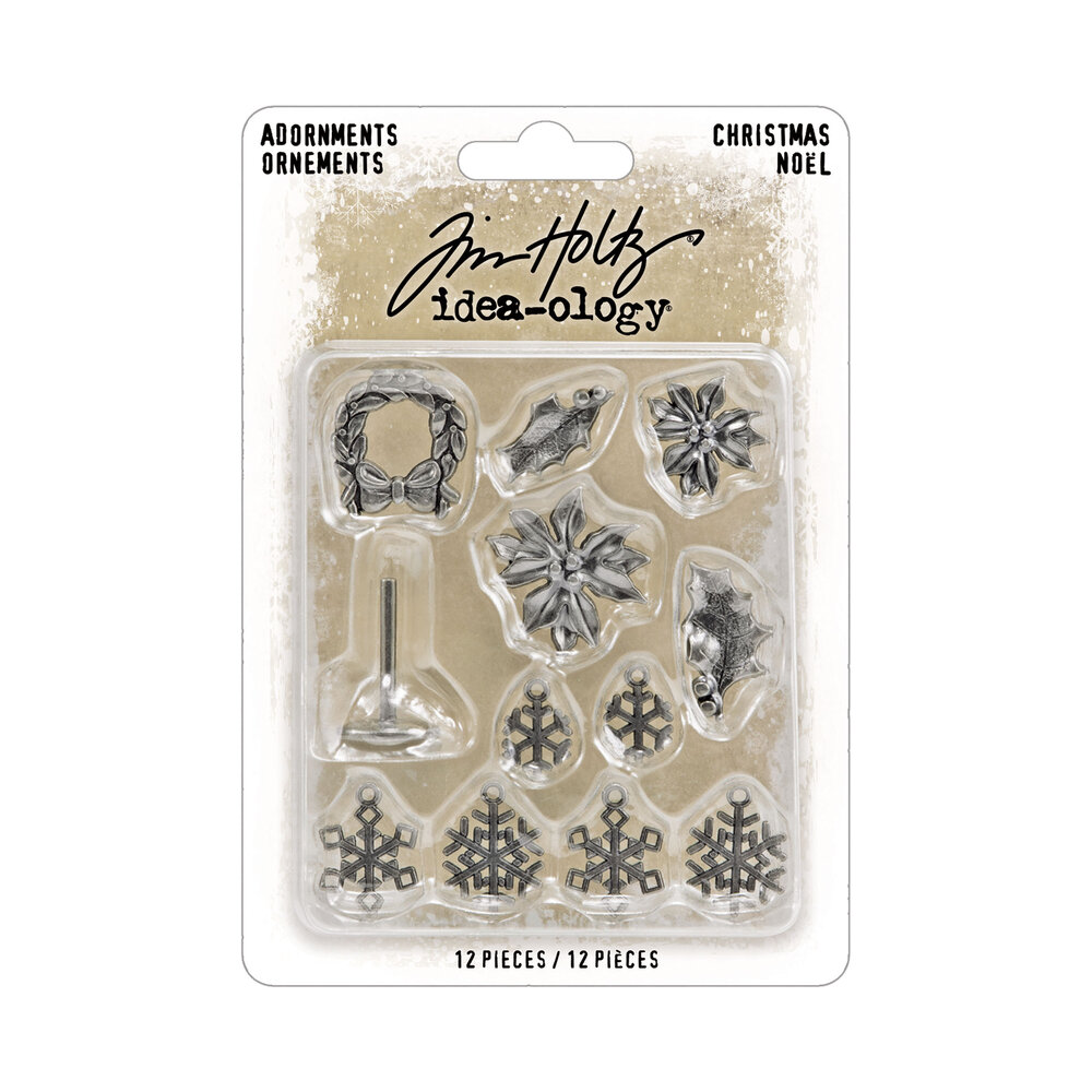Idea-ology Tim Holtz Christmas Adornments (TH94445) Idea-ology Tim Holtz Christmas Adornments (TH94445)