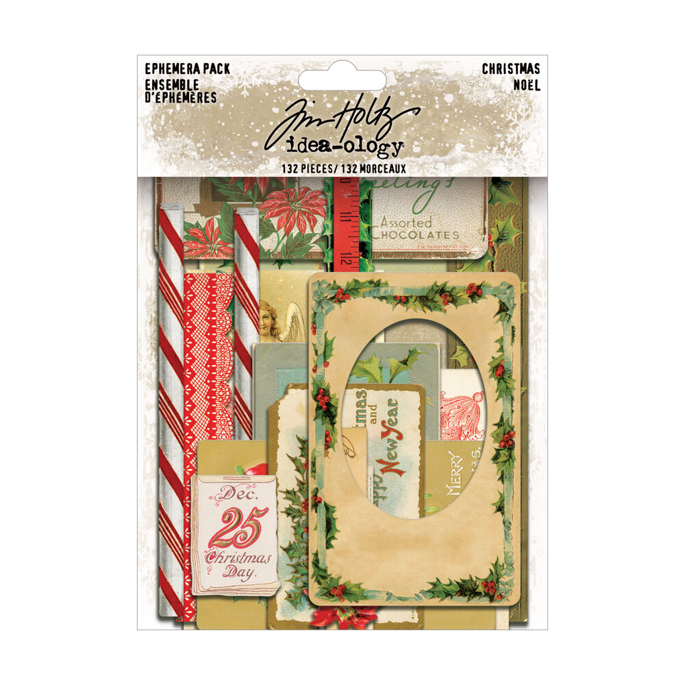 Idea-ology Tim Holtz Christmas Ephemera (TH94447) Idea-ology Tim Holtz Christmas Ephemera (TH94447)