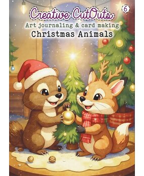 Creatief Art Christmas Animals Art Journaling & Card Making Book (CCOBOEK-006) Creatief Art Christmas Animals Art Journaling & Card Making Book (CCOBOEK-006)