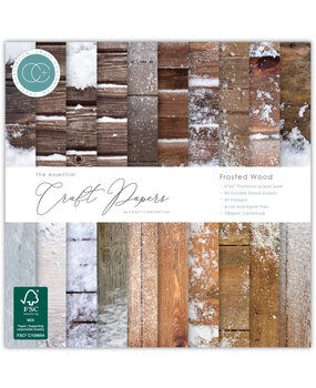 Craft Consortium Essential Craft Papers 6x6 Inch Paper Pad Frosted Wood (CCEPAD036B) Craft Consortium Essential Craft Papers 6x6 Inch Paper Pad Frosted Wood (CCEPAD036B)