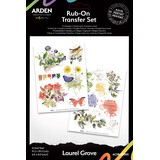 Arden Creative Studio Laurel Grove 6x8 Inch Rub-On Transfer Set (ACSRO0005)