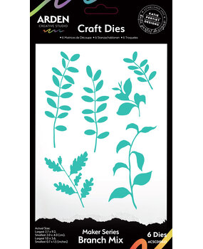 Arden Creative Studio Laurel Grove Branch Mix Die Set (ACSCD0023) Arden Creative Studio Laurel Grove Branch Mix Die Set (ACSCD0023)