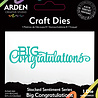Arden Creative Studio Laurel Grove Stacked Big Congratulations Die Set (ACSCD0025) Arden Creative Studio Laurel Grove Stacked Big Congratulations Die Set (ACSCD0025)