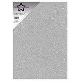 Paper Favourites Fine Silver A4 Glitter Cardstock (PFSS203)