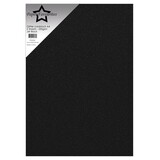 Paper Favourites Jet Black A4 Glitter Cardstock (PFSS204)