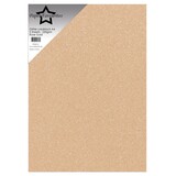 Paper Favourites Rose Gold A4 Glitter Cardstock (PFSS210)