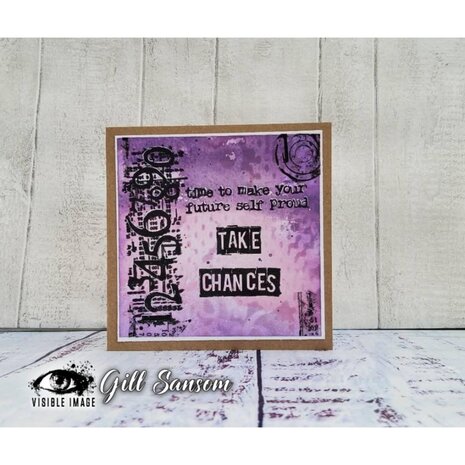 Visible Image Present Times 4x8 Inch Stamp Set (VIS-PRT-01) Visible Image Present Times 4x8 Inch Stamp Set (VIS-PRT-01)