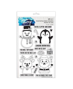 Simon Hurley Create Christmas Hugs Clear Stamps (HUR92278) Simon Hurley Create Christmas Hugs Clear Stamps (HUR92278)