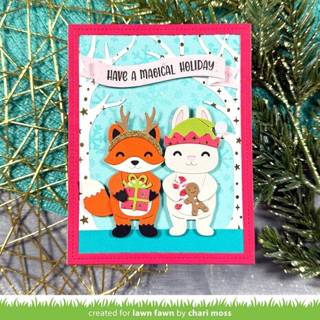 Lawn Fawn Build-A-Critter Christmas Accessories Dies (LF3913)