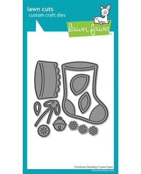 Lawn Fawn Christmas Stocking Dies (LF3914) Lawn Fawn Christmas Stocking Dies (LF3914)