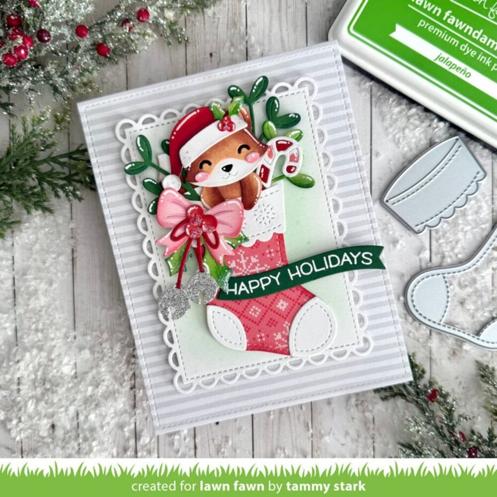 Lawn Fawn Christmas Stocking Dies (LF3914)