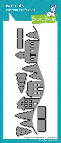Lawn Fawn Village Hillside Border Dies (LF3915)