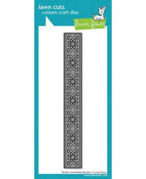 Lawn Fawn Nordic Snowflake Border Dies (LF3916)