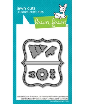 Lawn Fawn Center Picture Window Card Holiday Add-On Dies (LF3918) Lawn Fawn Center Picture Window Card Holiday Add-On Dies (LF3918)