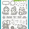 Lawn Fawn Cozy Cats Clear Stamps (LF3896) Lawn Fawn Cozy Cats Clear Stamps (LF3896)
