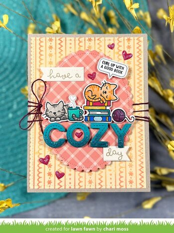 Lawn Fawn Cozy Cats Clear Stamps (LF3896) Lawn Fawn Cozy Cats Clear Stamps (LF3896)