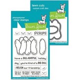 Lawn Fawn How You Bean? Pickle Add-On Stamp & Die DUO (LF3908)