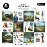 Studio Light Denim Weekends 8x8 Inch Collage Paper Pad (SL-ES-CPP408)