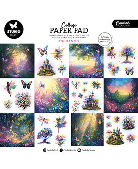 Studio Light Enchanted 8x8 Inch Collage Paper Pad (SL-ES-CPP411)