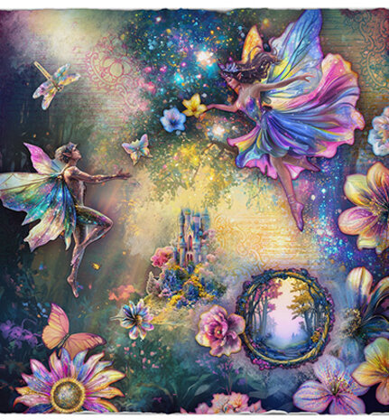 Studio Light Enchanted 8x8 Inch Collage Paper Pad (SL-ES-CPP411)