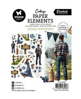 Studio Light Denim Weekends Collage Paper Elements (SL-ES-PE48) Studio Light Denim Weekends Collage Paper Elements (SL-ES-PE48)