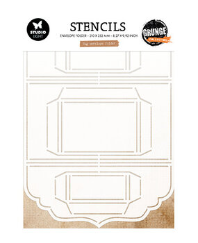 Studio Light Grunge Craft Stencil Tag Envelope (SL-GR-STEN09) Studio Light Grunge Craft Stencil Tag Envelope (SL-GR-STEN09)
