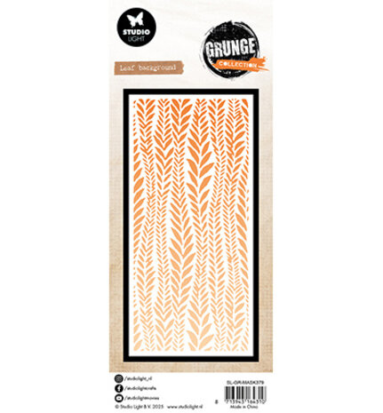 Studio Light Grunge Leaf Background Masking Stencil (SL-GR-MASK379) Studio Light Grunge Leaf Background Masking Stencil (SL-GR-MASK379)