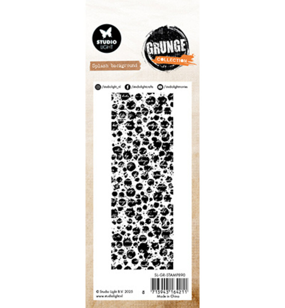 Studio Light Grunge Clear Stamps Splash Background (SL-GR-STAMP890)