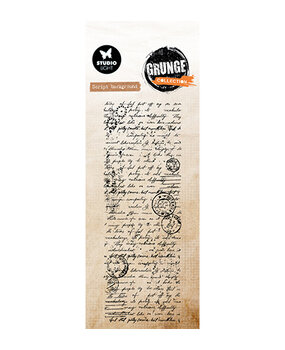 Studio Light Grunge Clear Stamps Script Background (SL-GR-STAMP891) Studio Light Grunge Clear Stamps Script Background (SL-GR-STAMP891)