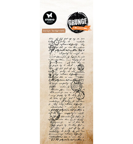 Studio Light Grunge Clear Stamps Script Background (SL-GR-STAMP891) Studio Light Grunge Clear Stamps Script Background (SL-GR-STAMP891)
