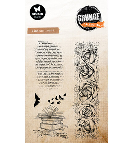 Studio Light Grunge Clear Stamps Vintage Roses (SL-GR-STAMP892) Studio Light Grunge Clear Stamps Vintage Roses (SL-GR-STAMP892)