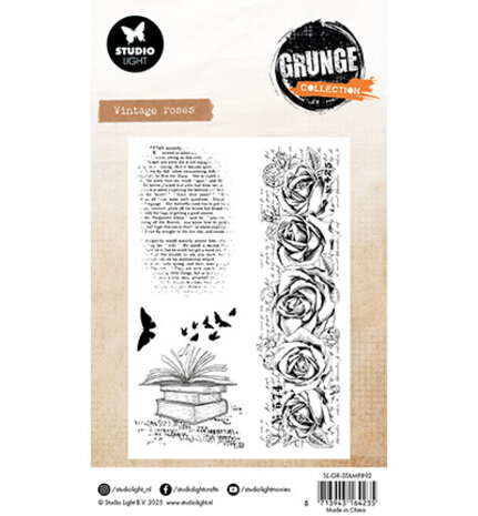 Studio Light Grunge Clear Stamps Vintage Roses (SL-GR-STAMP892) Studio Light Grunge Clear Stamps Vintage Roses (SL-GR-STAMP892)