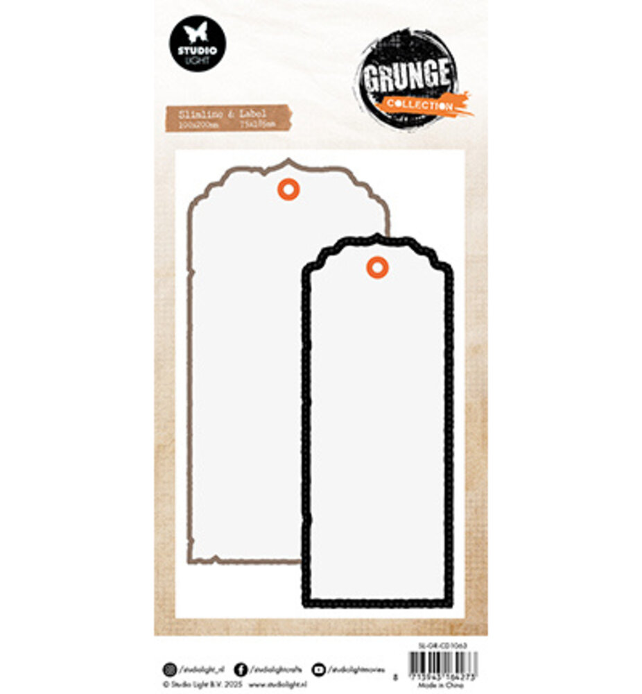 Studio Light Grunge Snijmal Big Labels (SL-GR-CD1063) Studio Light Grunge Snijmal Big Labels (SL-GR-CD1063)