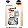 Studio Light Grunge Stamp & Die Label & Stamp (SL-GR-SCD100)